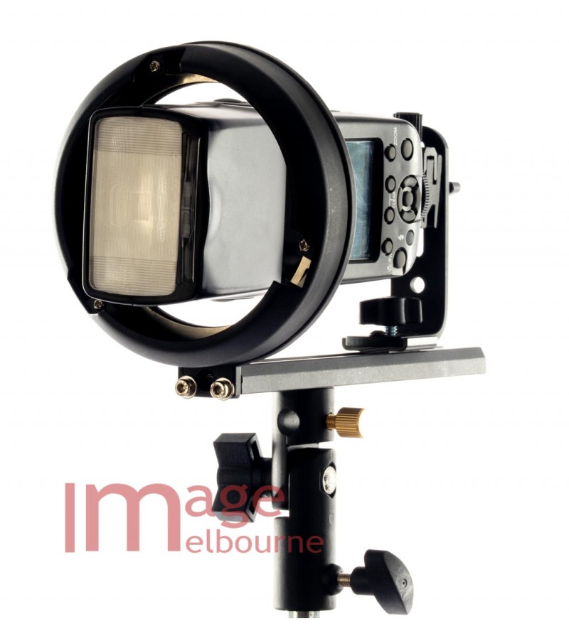 Bowens adapter bracket for speedlight flashes & Godox AD200